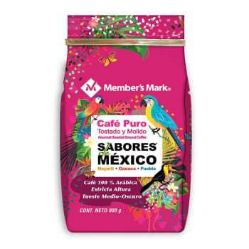Sams Club - Café Tostado y Molido Member's Mark Sabores de México 900 g 
