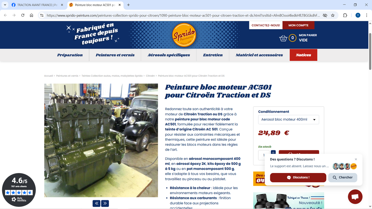 Vert moteur TA Sprido AC501