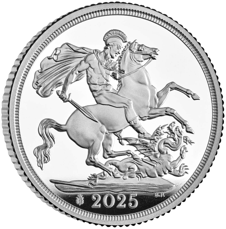 2025 silver Proof Sovereign with Privy Mark Reverse