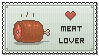 Meat lover stamp