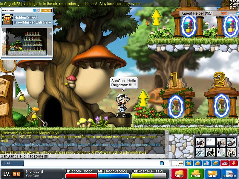 V.62 MapleStory SugarMS EXP 6xMESOS 3xDROP 2xCanada RaGEZONE