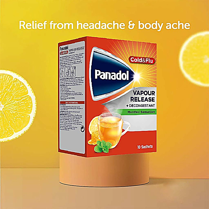 PANADOL C & F LMN&HNY VAP REL+DECONG SACHET 10'S