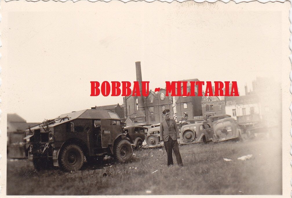 Frankreich Dünkirchen erbeuteter englischer Panz