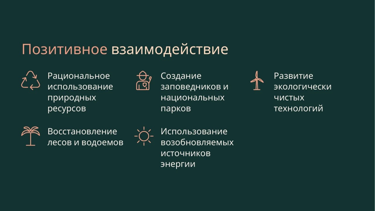 Учебная презентация «Взаимосвязь природы и общества» — слайд 5