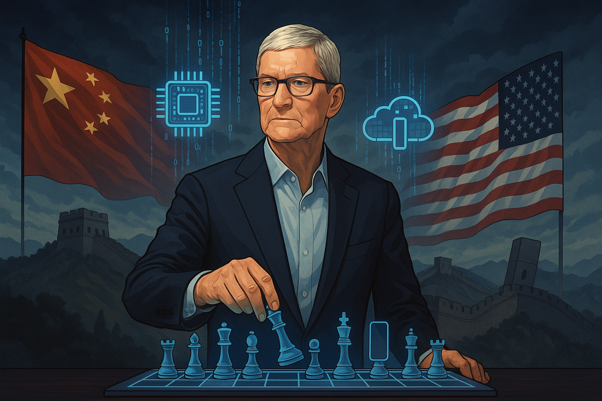 Tim Cook na China: o Xadrez de Investimentos, IA e Tensões Geopolíticas