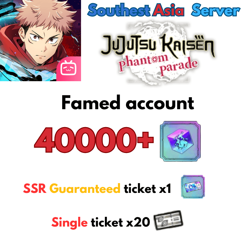 [Global/Asia] Jujutsu Kaisen Phantom Parade Farmed account 