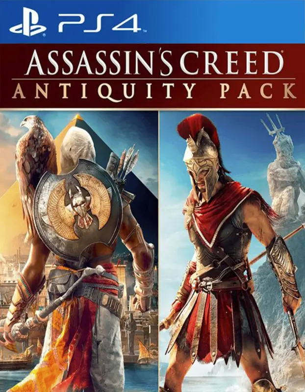 ASSASSINS CREED ANTIQUITY PACK (ASSASSINS CREED ORIGINS MAS ASSASSINS CREED ODYSSEY) PS4