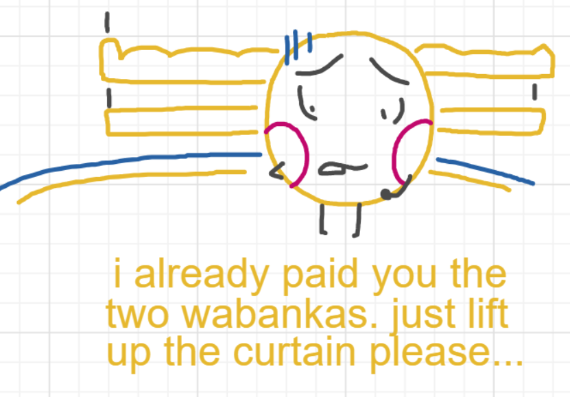 A panel from A Murder On The, episode six of the Board Boards object show by Furretwalk/WalkingFurret.