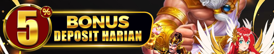 BONUS DEPOSIT 5% Semua Games ( Kecuali TOGEL ) %