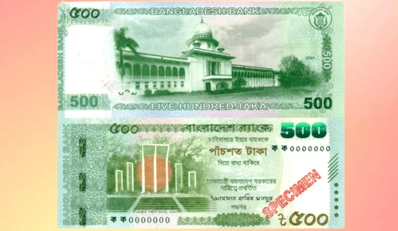 নতুন ৫০০ টাকার নোট
