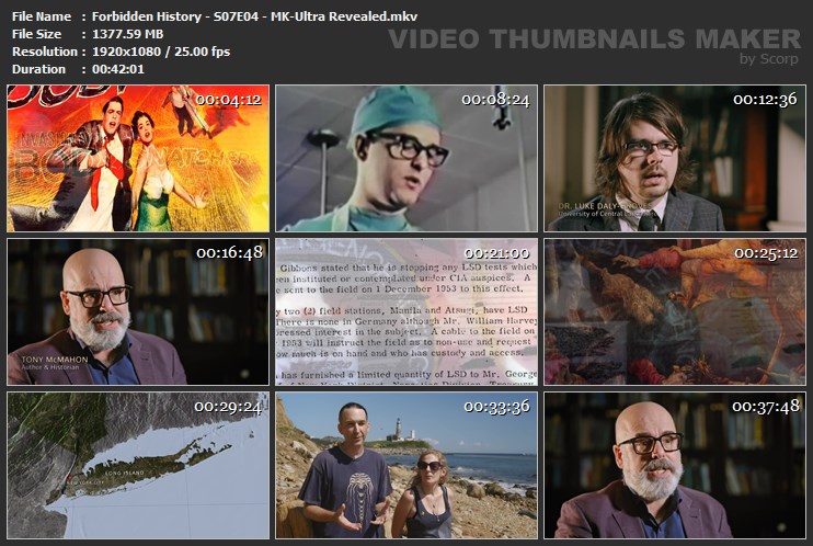 Forbidden History - S07E04 - MK-Ultra Revealed.mkv