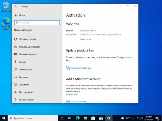 Windows 10 Pro 21H2 Build 19044.1200 x64 En-US Pre-Activated 2021