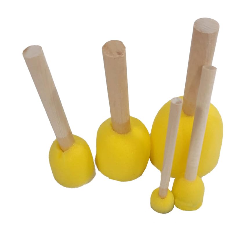 5 Pcs Set Yellow Sponge Dabber