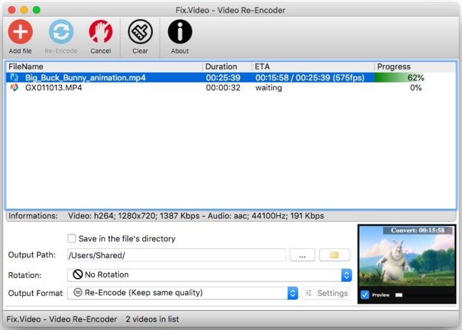 Video Re-Encoder v1.32 Video Re-Encoder v1.32