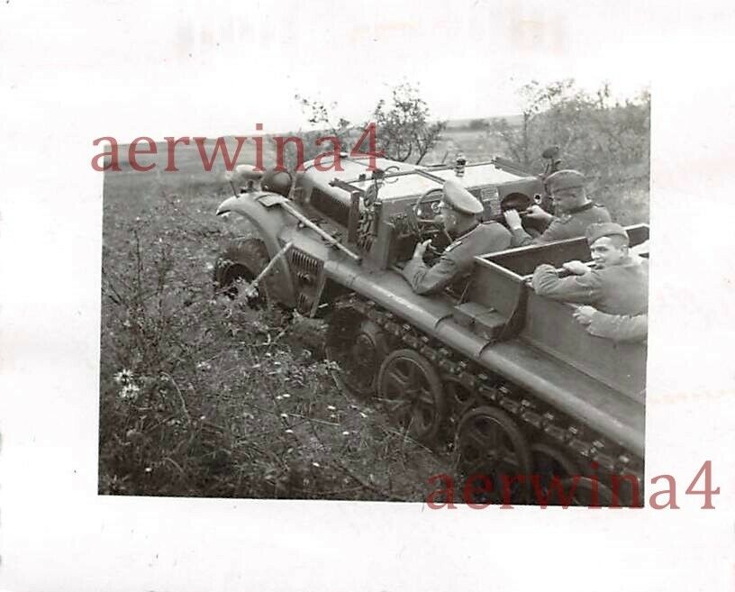 Geländerfahrt Büssing - NAG D 7 Halbketten - Zugmaschine Sd. Kfz