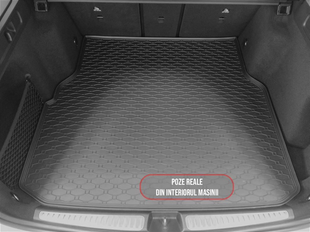 Tavita auto Mercedes C-Klasse Combi 2022-prezent, protectie portbagaj, Cri-Flo, din cauciuc 100%, compatibil cu autoturismul Mercedes C-Klasse Combi