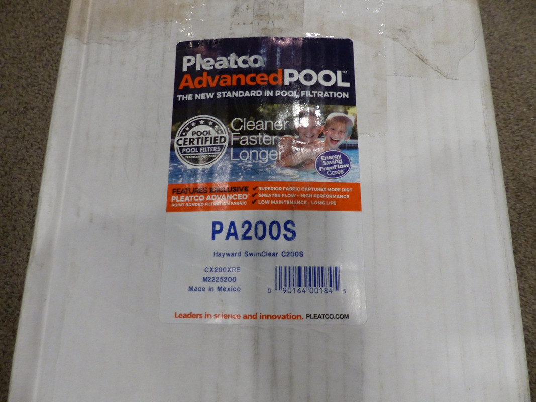 PLEATCO ADVANCED POOL FILTER REPLACEMENT PA200S