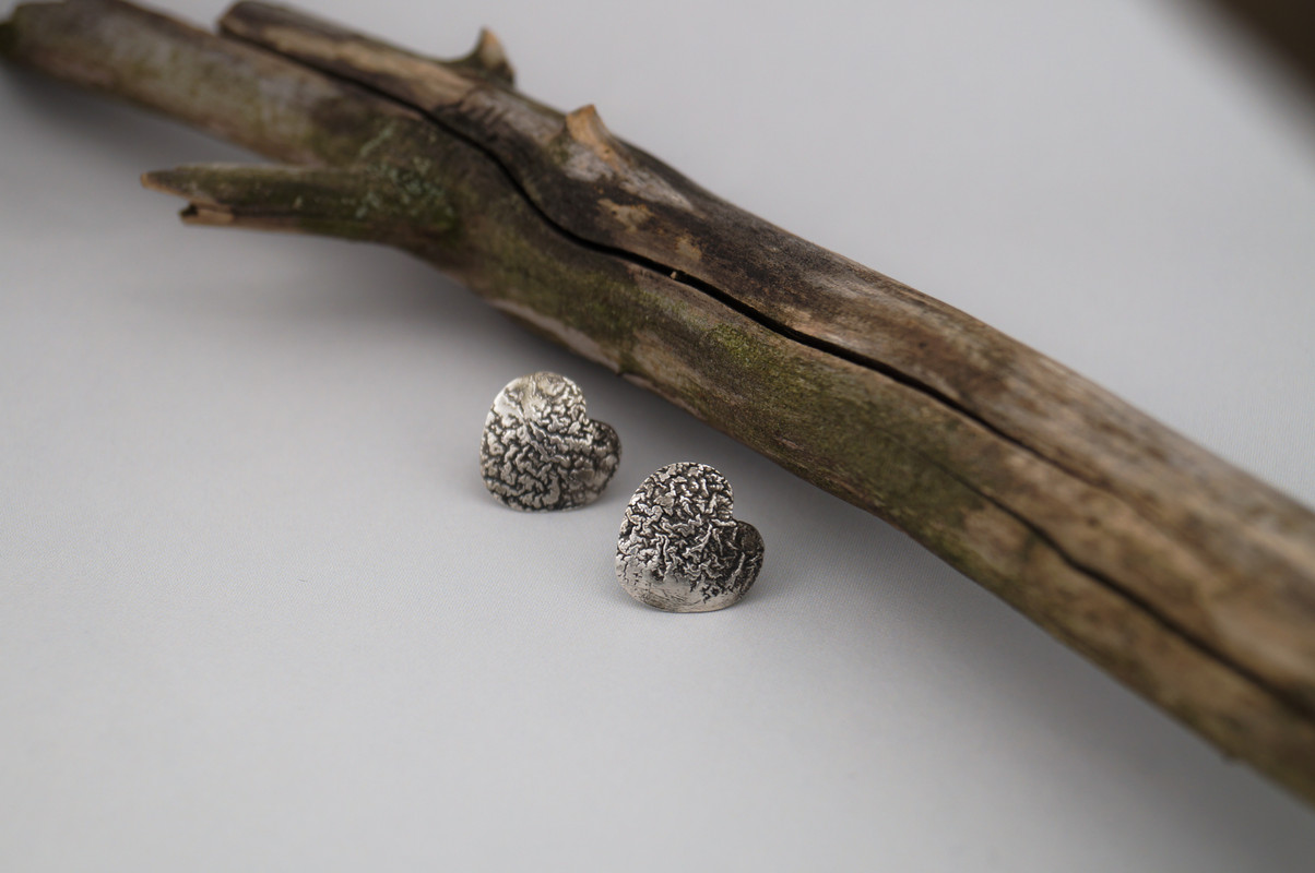 Серьги «Кованное Сердце» - миниатюра 4