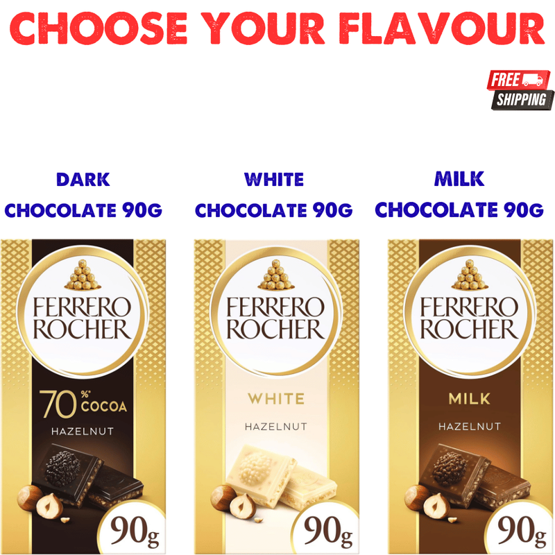 Ferrero Rocher Chocolate Bar 90g