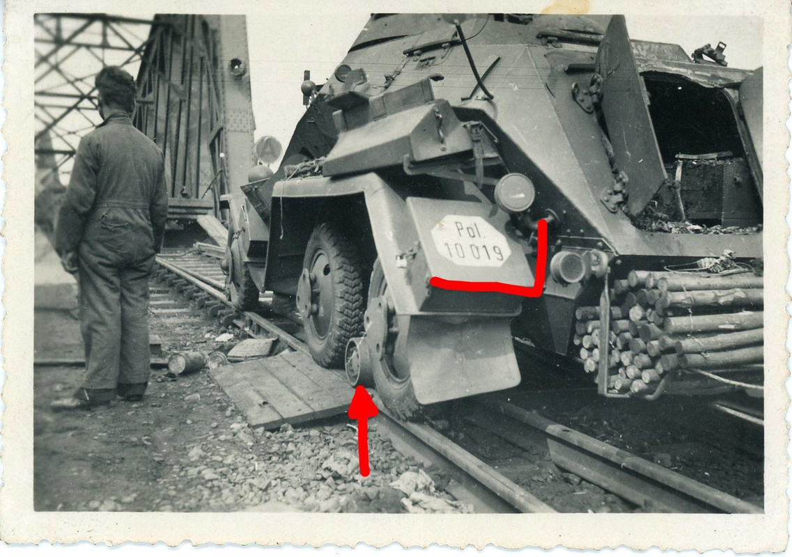 Draisine 6 Rad Panzerspähwagen Foto