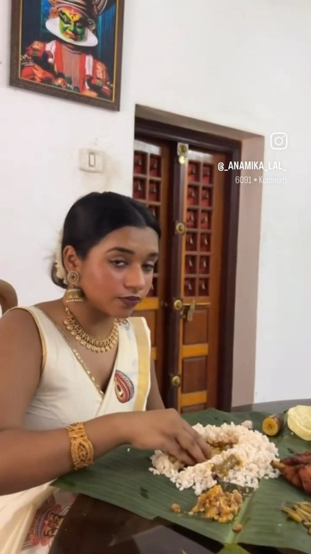 chubby dusky kerala girl in kerala costume.mp4_snapshot_00.05.519