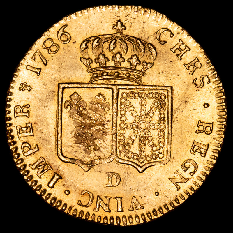 2 Louis d'or 1786 Ceca de Lyon, con "damnatio memoriae"? IMG-0309