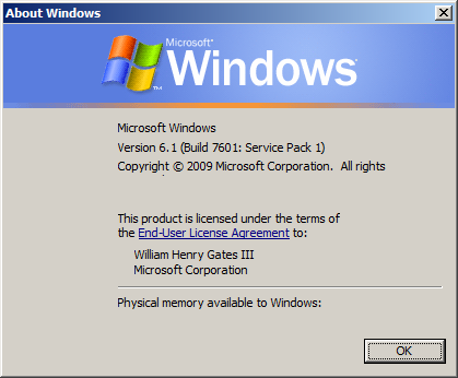 Is it possible to change to winver windows 2000 style? | WinClassic
