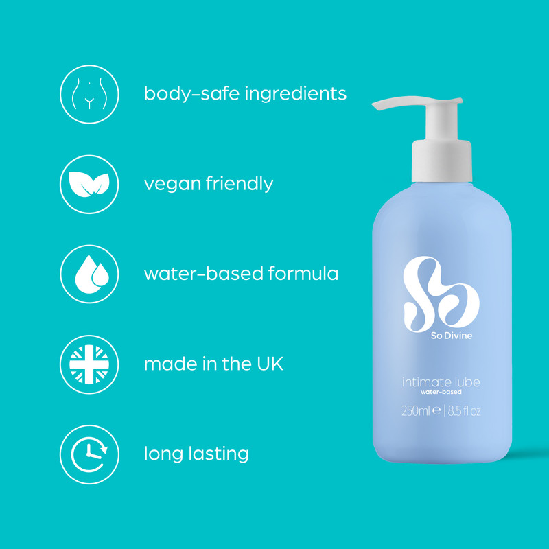 So Divine Intimate Water-Based Lubricant 250ml | body safe lube, vegan formula | eBay So Divine Intimate Water-Based Lubricant 250ml | body safe lube, vegan formula | eBay