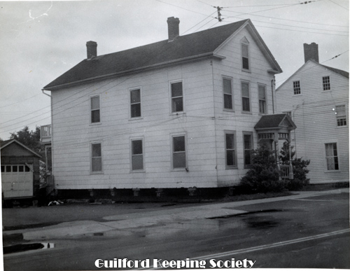 P-2500-153 Anna Kimberly house, 35 Boston St just before moving to the rear about 1930 for Socony Ga