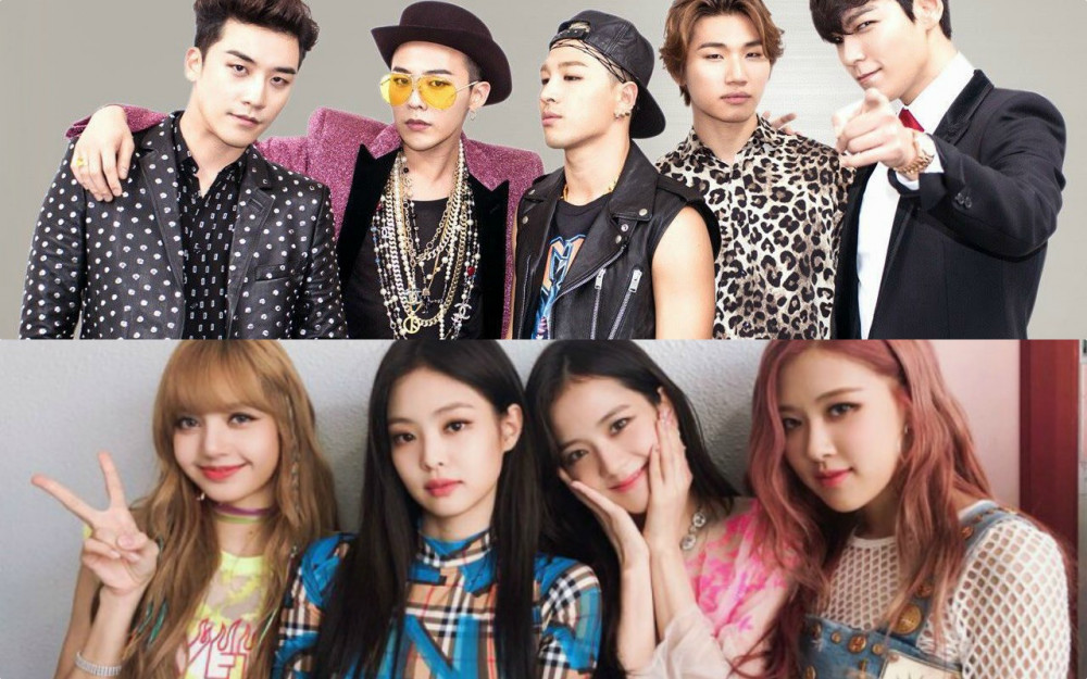 YG Entertaiment menunda comeback grup BigBang (atas) dan Blackpink (bawah).
