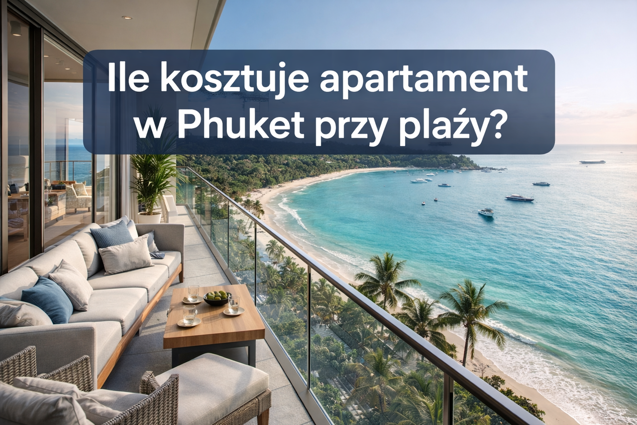 Ile kosztuje apartament w Phuket przy plaży w 2026 roku? Realne ceny inwestycji