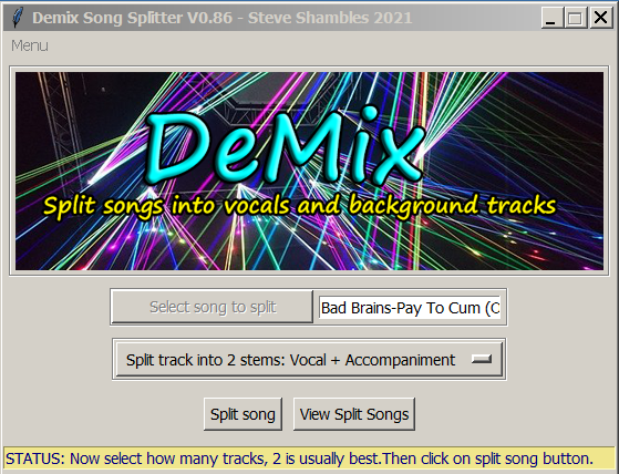 music track separator music track separator
