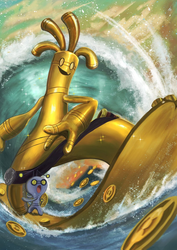 gimmighoul-and-gholdengo-pokemon-drawn-b