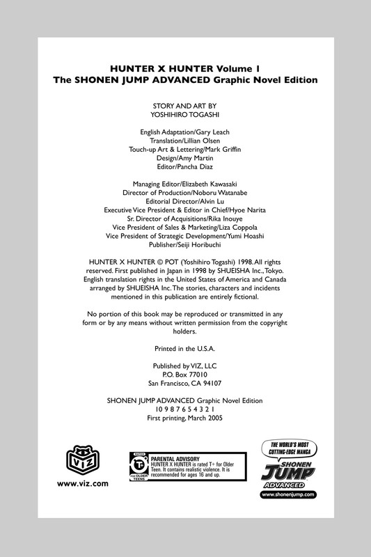 Hunter x Hunter - c001 (v01) - p002 [dig] [The Day of Departure] [VIZ Media] [LuCaZ]