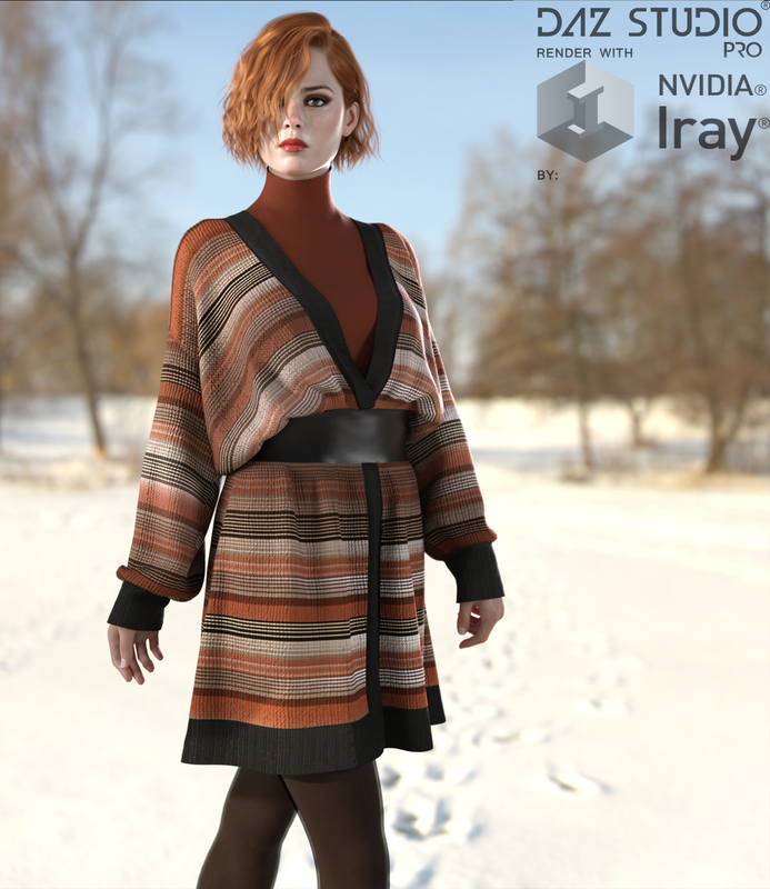 Hello Winter dforce clothing for G8F Hello Winter dforce clothing for G8F