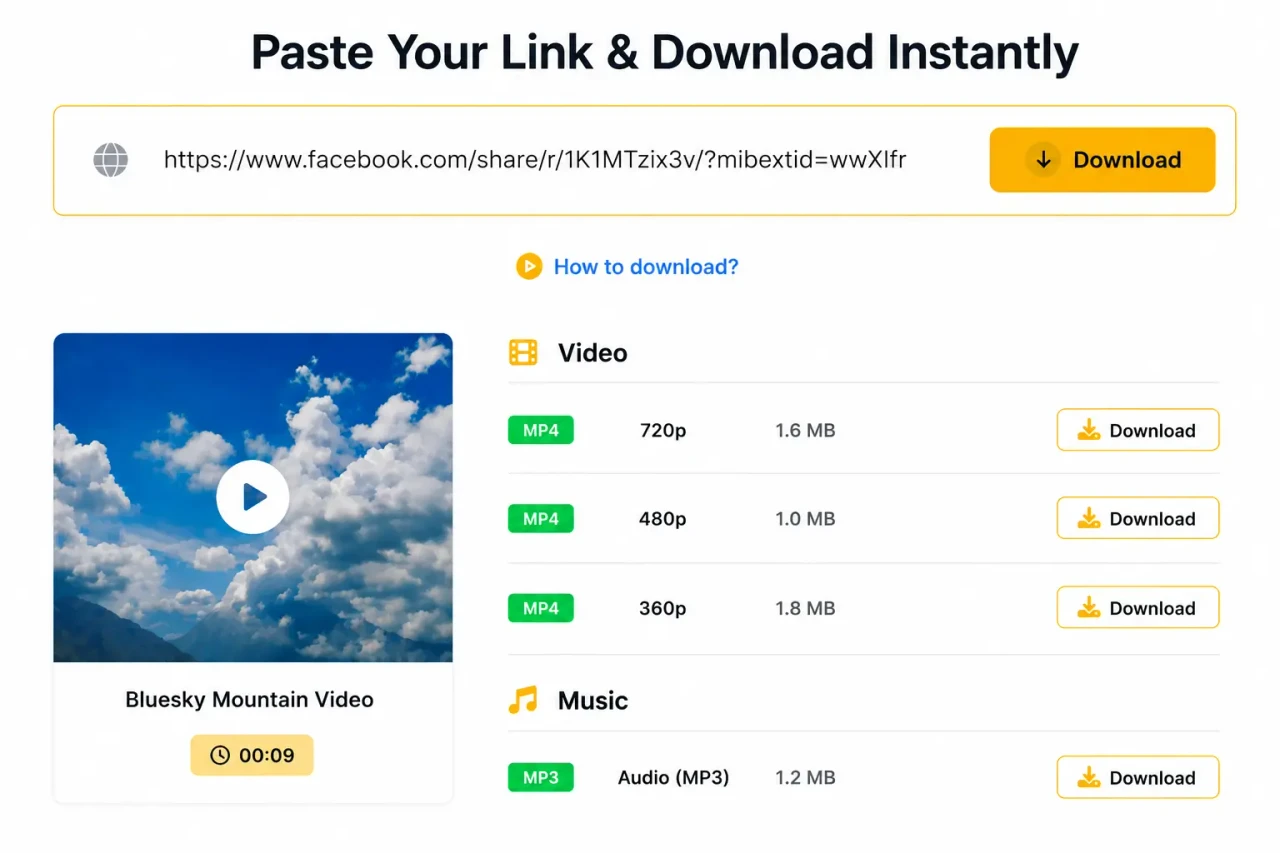 facebook video downloader