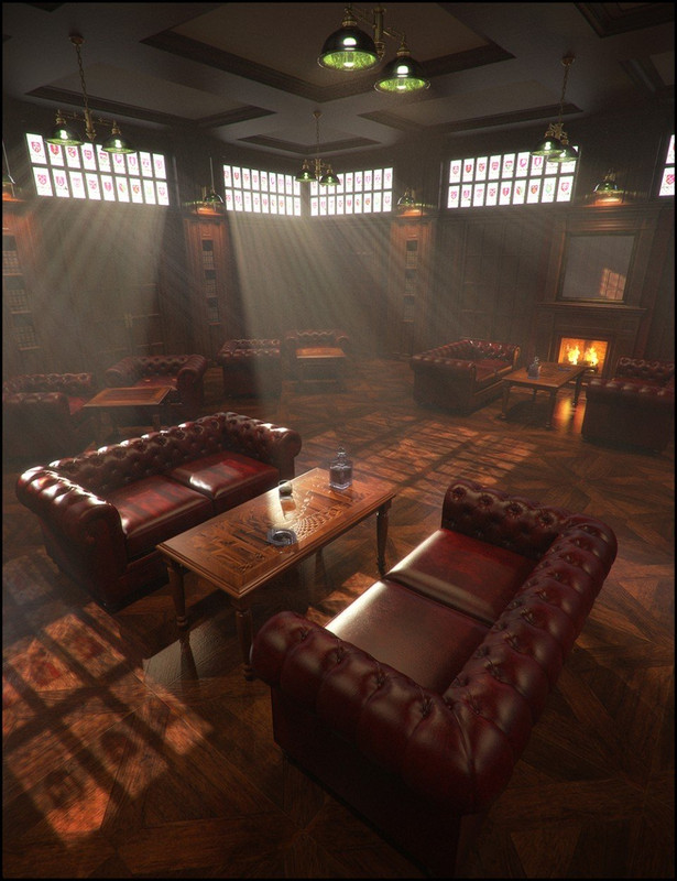 Gentlemen's Game Room Iray Addon