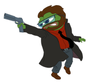 FroggyPot Action Pose by FrogRampant