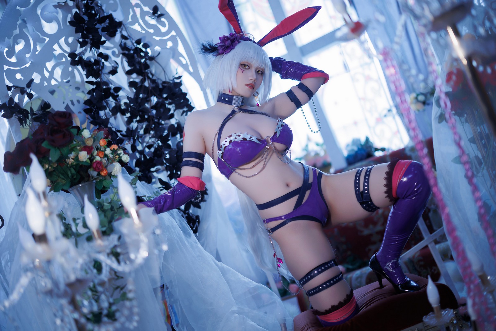 Cien恩恩 黑贞兔女郎泳装 Cosplay 写真合集（30P｜136MB）插图8