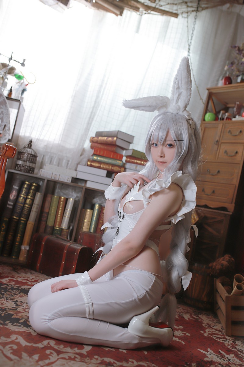 Asagiriai（愛ちゃん）兔女郎Cosplay写真图集 性感兔女郎主题 27P (321MB)插图5