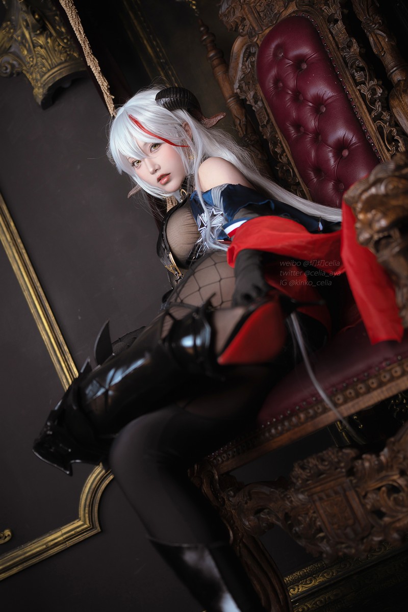 切切Celia 埃吉尔 Aegir Cosplay Azur Lane 写真 32P+2V插图2