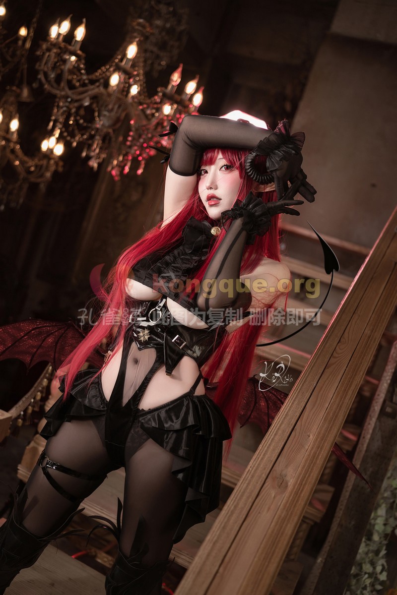 切切Celia 兴登堡 Hindenburg Cosplay Azur Lane 写真 38P插图8