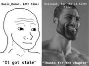 TheTopAdventure meme about basic_human and hikineet