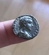 Denario de Caracalla cómo Cesar. SPEI PERPETVAE. Esperanza a izq. Roma 91-C8-CC03-BBFA-4459-9898-D0415-FBB5668