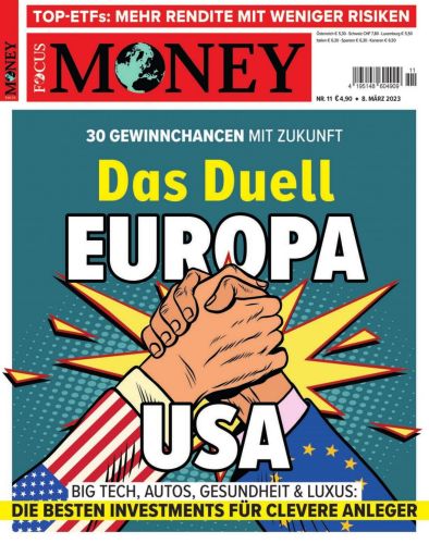 Cover: Focus Money Finanzmagazin No 11 vom 08  März 2023