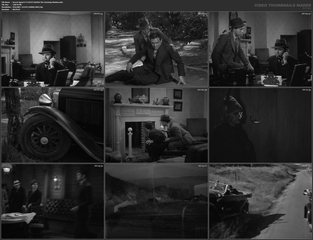 Secret Agent X-9 (1937) S01E04 The Listening Shadow.mkv