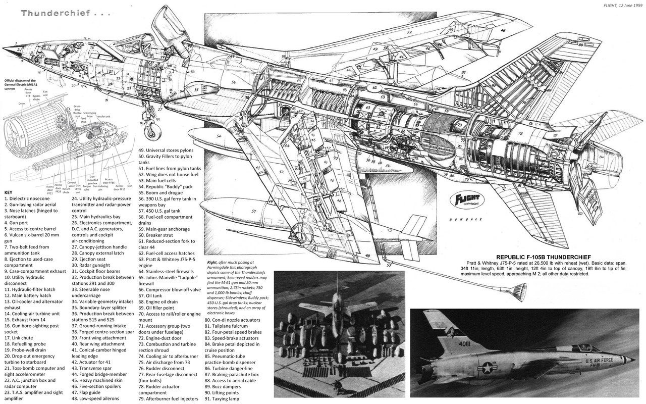 Republic F-105B Thunderchief_Eb_F1959 - 1655