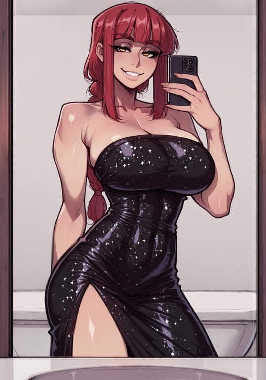 black dress maki