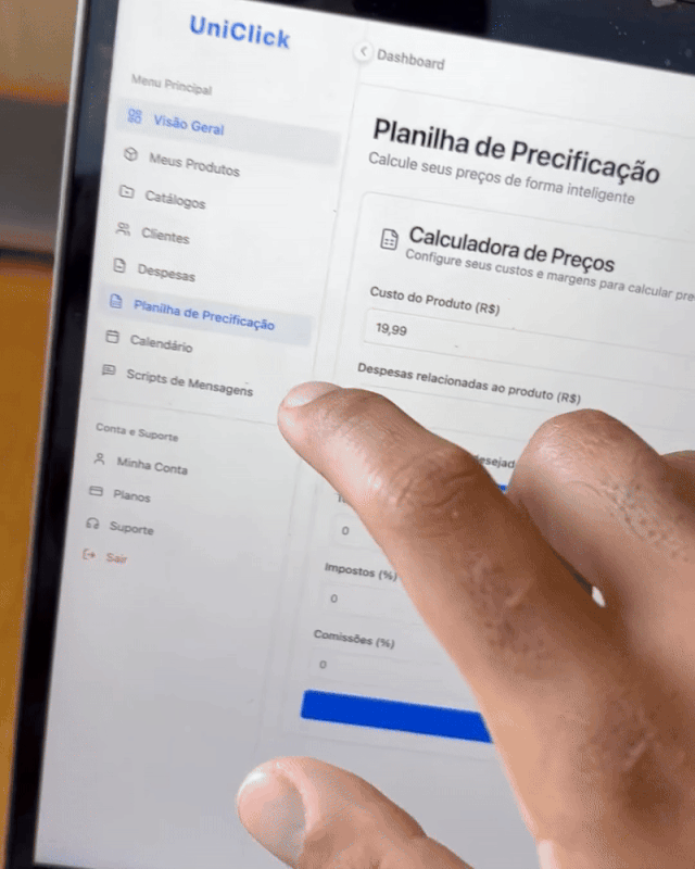 Planilha de Precificação