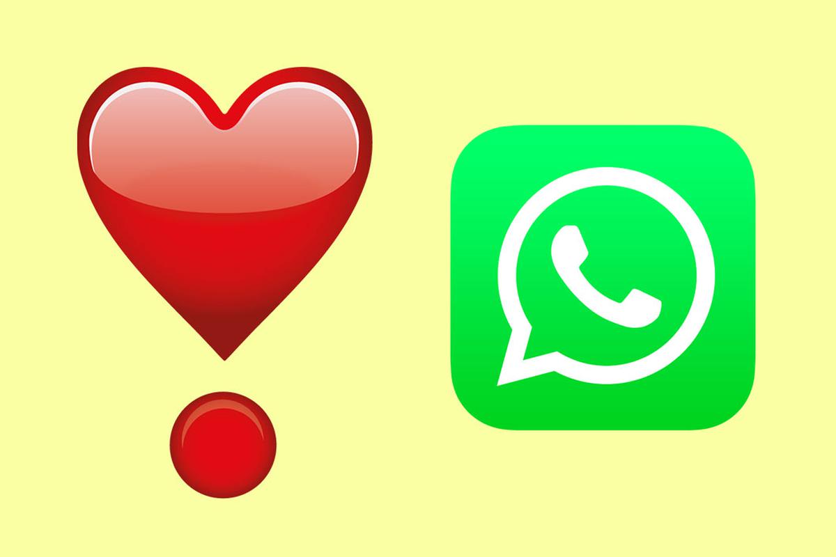 ¿Qué significa el emoji de corazón de WhatsApp que tiene un punto rojo debajo?